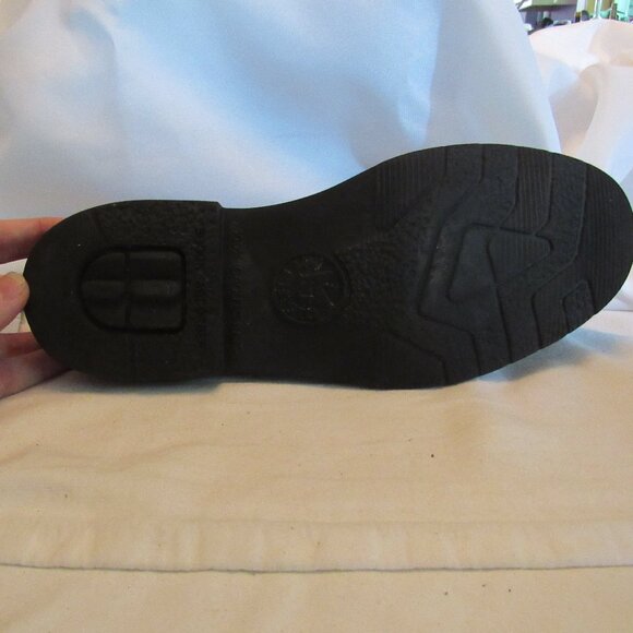 Mephisto Black Marlon Derbys Size 11 Goodyear Welt Air-Relax Pebbled Leather - Picture 7 of 13